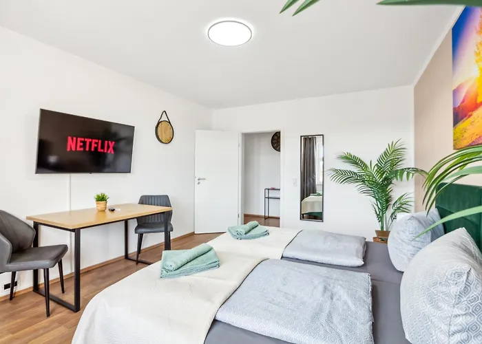 Larooms - Np24 - 2 - 4 Betten - Waschmaschine - Parkplatz - Balkon Apartmán *