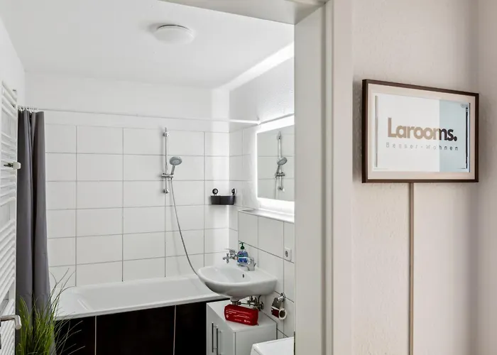 Apartmán Larooms - Np24 - 2 - 4 Betten - Waschmaschine - Parkplatz - Balkon Merseburg